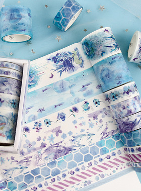 极速.10pcs Previous sea and forest series Washi Tape Set Jap