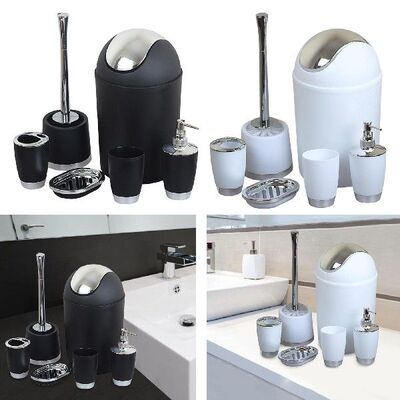 极速6 Pieces Apartment Bathroom Accessories Set Lotion