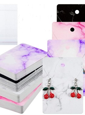 50pcs Earring Jewelry Display Card Cardboard Paperboard for