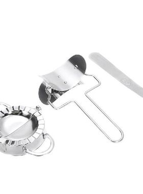 3Pcs Easy Dumpling Maker Mould Wraper Set Stainless Steel