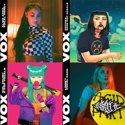 Vocals流行人声干声采样素材包合集vox公司