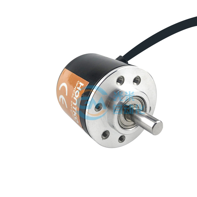 极速全新HTR-W-1024-2-CF-241鸿璿旋转增量式编码器实心轴6mm脉冲