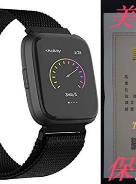 iGK Metal Replacement Bands Compatible for Fitbit Versa/Vers