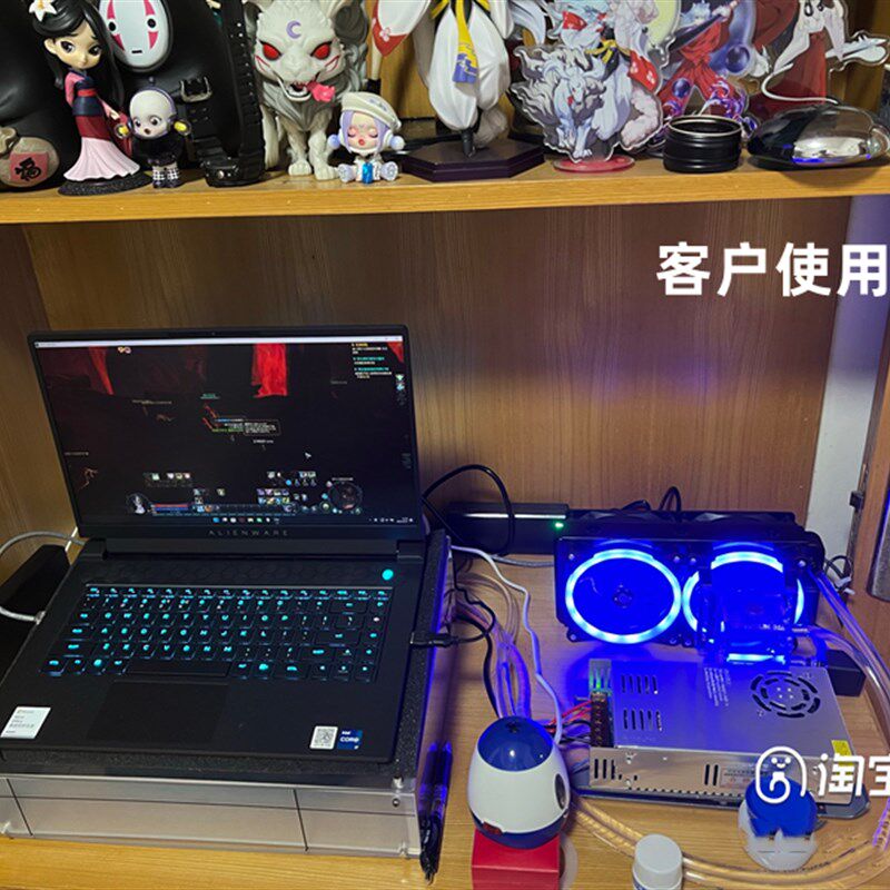 极速游戏本空调式散热器笔记本吹冷风大功率半导体制冷降温散热高