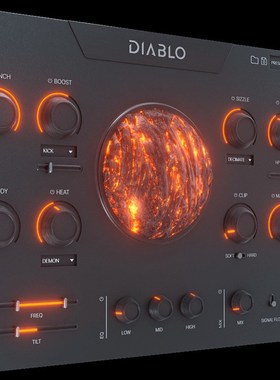 Cymatics Diablo鼓组失真响度增强混音器VST插件 支持WIN MAC