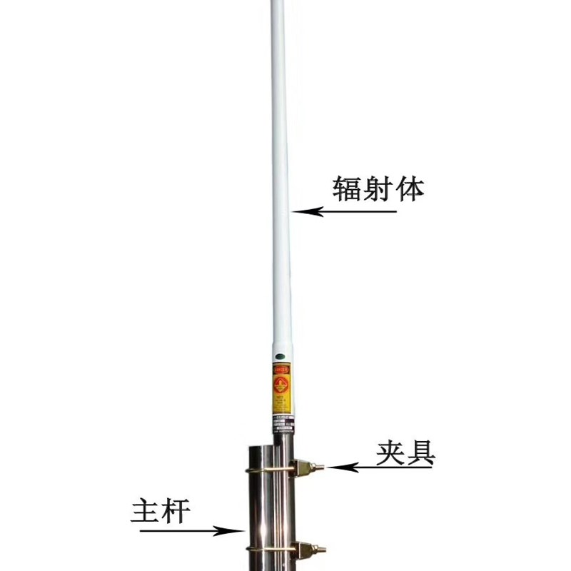 1.2G1.8米玻璃钢 数传电台车台直放站12dBi全向天线 数据测试