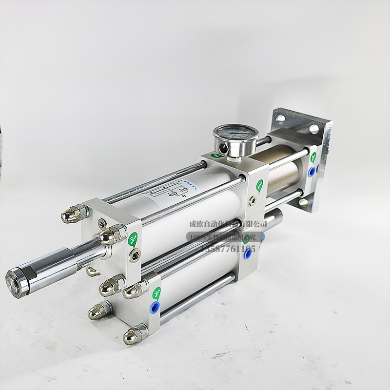 气液增压缸总行程可调节MPT80-63-100/1/3/5/8/10/15/20T冲床气缸