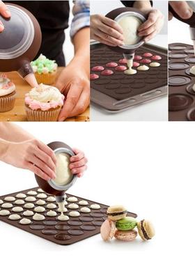 Baking Mold Macaron Mat Pastry eet Muffin Tray Round Hole