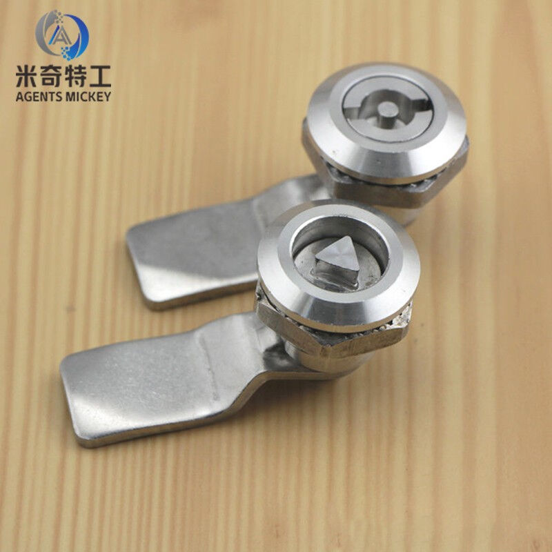 米奇特工JGP-942不锈钢转舌锁配电柜门锁垃圾箱锁控制机柜锁三角