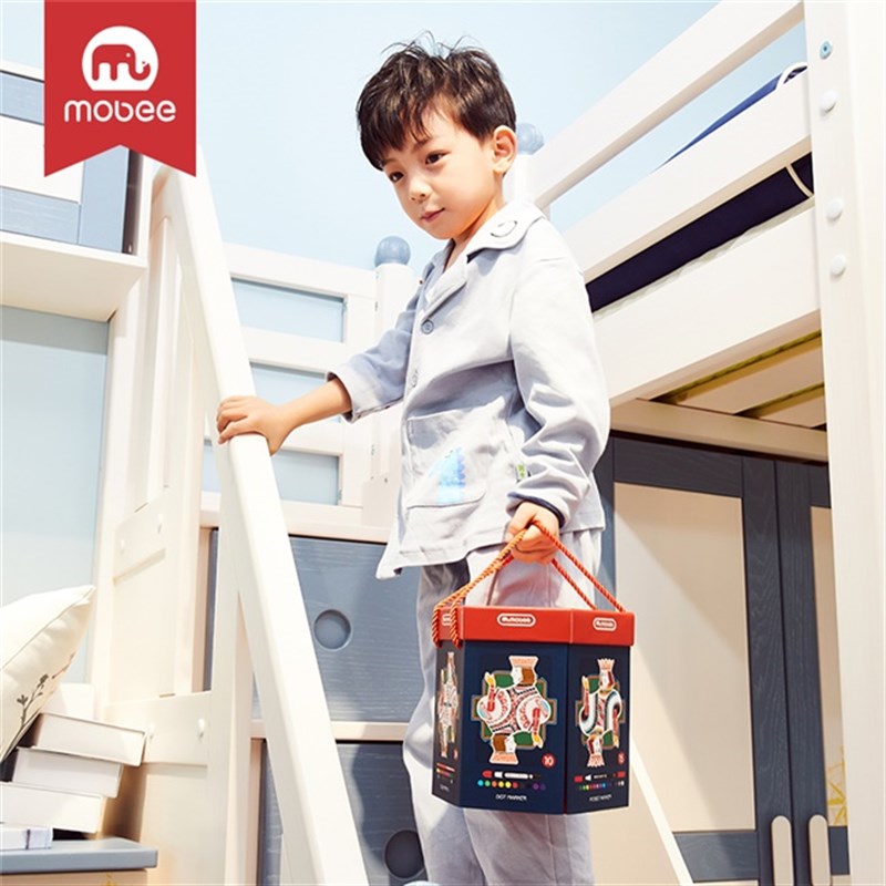 mobee儿童画笔套装礼盒无毒可水洗水彩笔小学生美术绘画画画工具