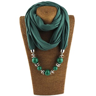 好货Fashion designer scarf Ethnic Chiffon Solid Collar Tasse