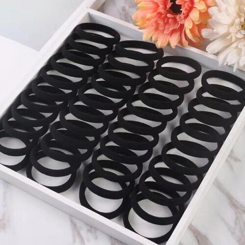 极速Korean adult thick rubber band hair cord high elastic ru