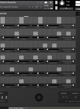 Electro Acoustic v1.3工作室电子鼓音色kontakt合成鼓机Loop音源