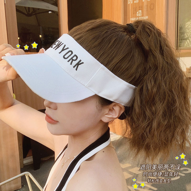 假发女短发一体连帽子2021新款时尚全头套自然仿全真减龄马尾假发