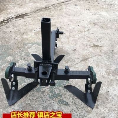 好货种大蒜开沟器农业机械微耕v机配套翻地神器耕地小型松土机农