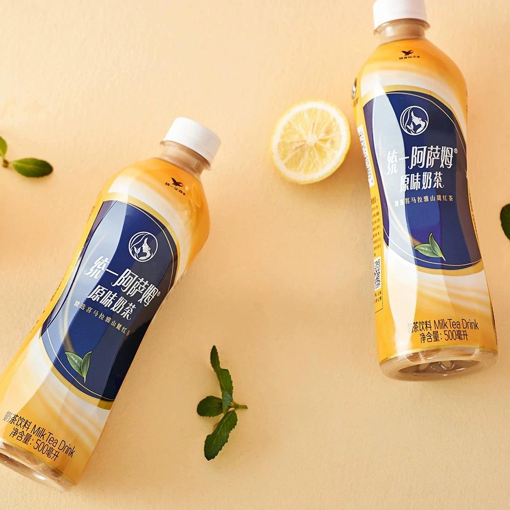 阿萨姆奶茶原味白桃观音茉莉奶茶奶茶饮料500ml*15瓶450ml装