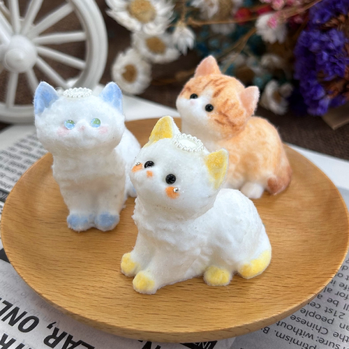 小猫咪捏捏乐原创纯手工diy安全无毒食品级硅胶解压玩具礼品摆件