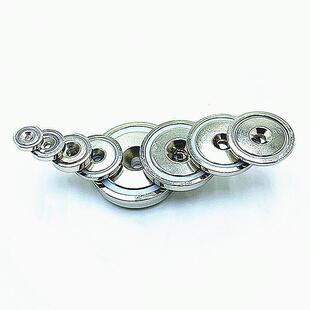 强磁铁圆形带孔锅磁打捞吸铁石钢套防撞门吸永磁车顶吸盘电焊磁钢