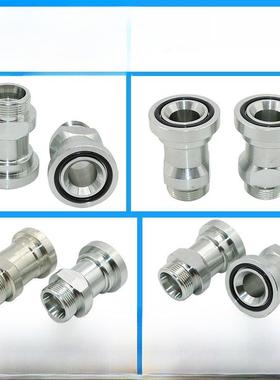 伊顿永华公制外螺纹24度锥形密封套圈型Sae法兰过渡接头1Cfl/1Dfs