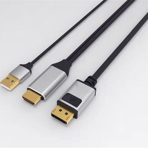 HDMI M+USB转DP供电 LT6711A芯片支持4K60HZ高清转换线转换器