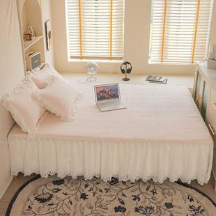 定制纯色榻榻米床盖四季通用大炕盖泡泡棉斜纹防滑夹棉三件式床组