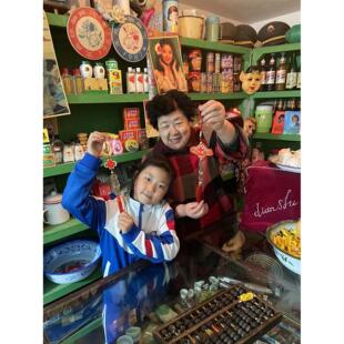 过门石下压的五帝钱镇宅招财六帝铜钱串压门槛门对门仿古挂件真品