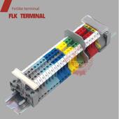 工厂直销Uk2.5N端子座Uk2.5B轨道电压端子座2.5mm平方米