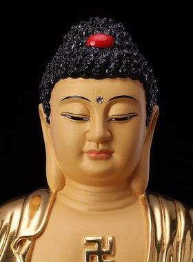 快速发货铜雕释迦牟尼佛像阿弥陀佛药师佛如来Q三宝佛日光月光菩