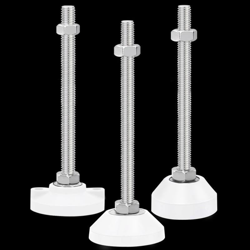 304不锈钢尼龙加长脚杯固定地脚螺丝螺栓可调节彩色脚垫支撑M8M10,基础建材,家具脚垫,淘宝优惠券,粉丝福利购,淘宝优惠卷