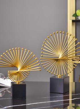 欧式创意轻奢金属摆件装饰品家居客厅高级感装饰礼物工艺品厂