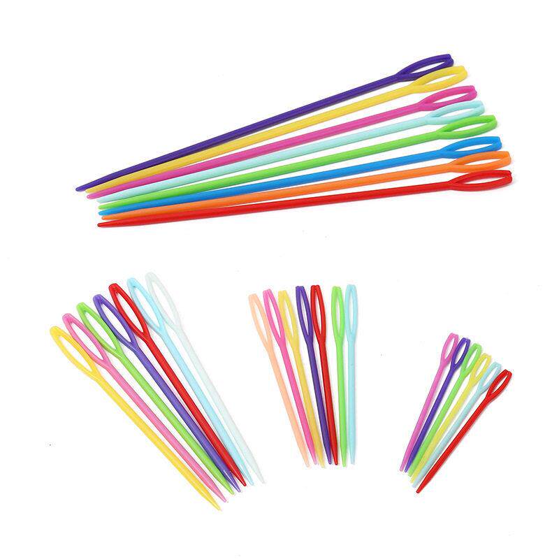 彩色手工DIY编织工具大眼针 毛衣毛线缝合塑料针多规格安全缝衣针