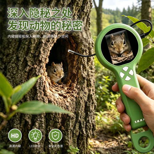 神马先生儿童手持显微镜玩具中小学生专用观察生物放大镜生日礼物