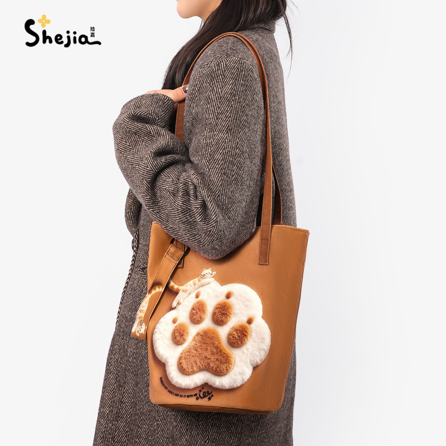 拾嘉毛茸茸的爪子2025年新款包