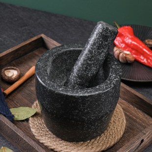 捣蒜器石臼家用蒜窝子捣药罐捣泥器蒜臼子研磨器剥蒜器石椿擂钵