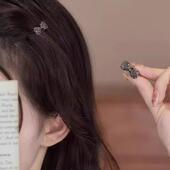 精致迷你水钻蝴蝶结刘海夹女夏甜美前额碎发侧边夹发夹头饰Y32