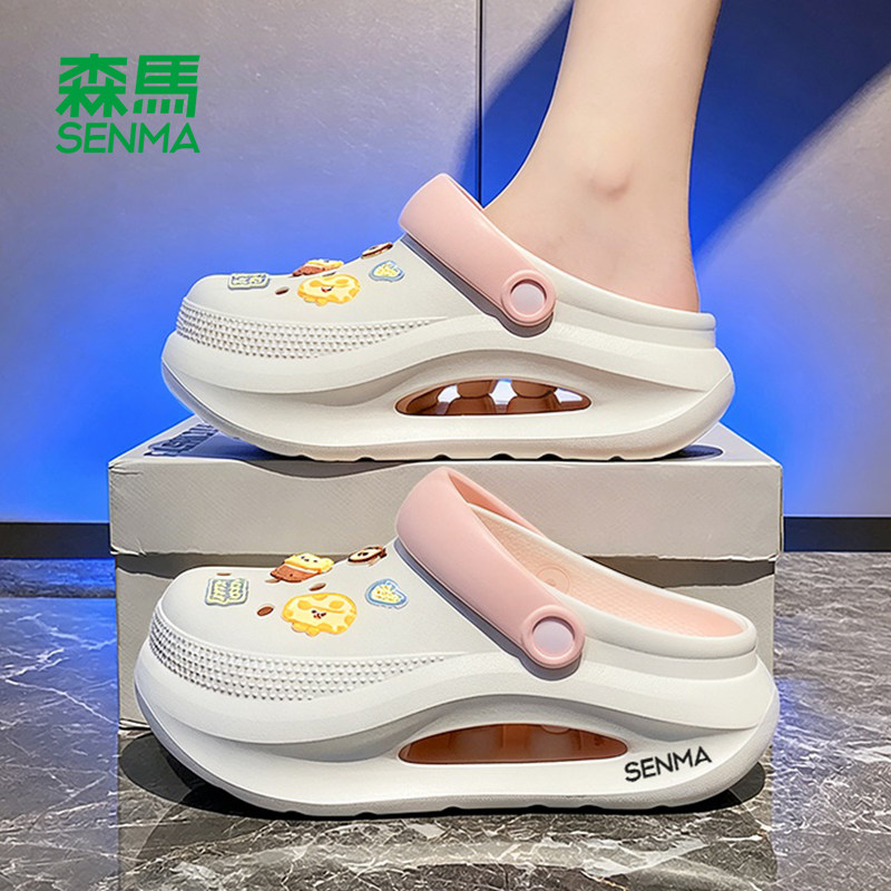森马厚底增高洞洞鞋女款2026新款图片