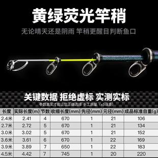 带地插短节迷你 软尾小矶竿小矶软尾矶钓竿碳素灵敏高灵敏鲫鱼套装