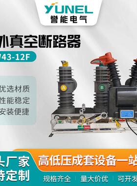 ZW43-12F户外智能高压真空断路器10KV真空交流断路器带看门狗