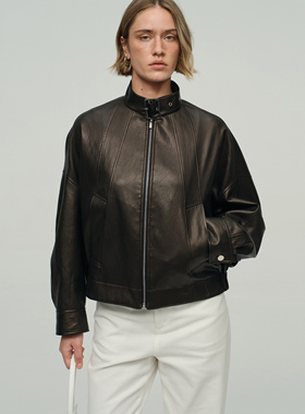 ATELIO·球形立领宽松短夹克