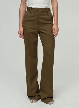 ATELIO·斜纹羊毛西装长裤