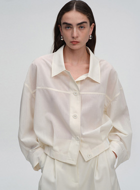 ATELIO · 轻薄羊毛混纺短外套