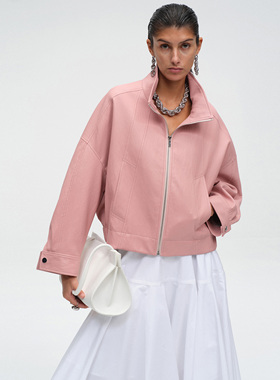 ATELIO · 廓形短皮夹克