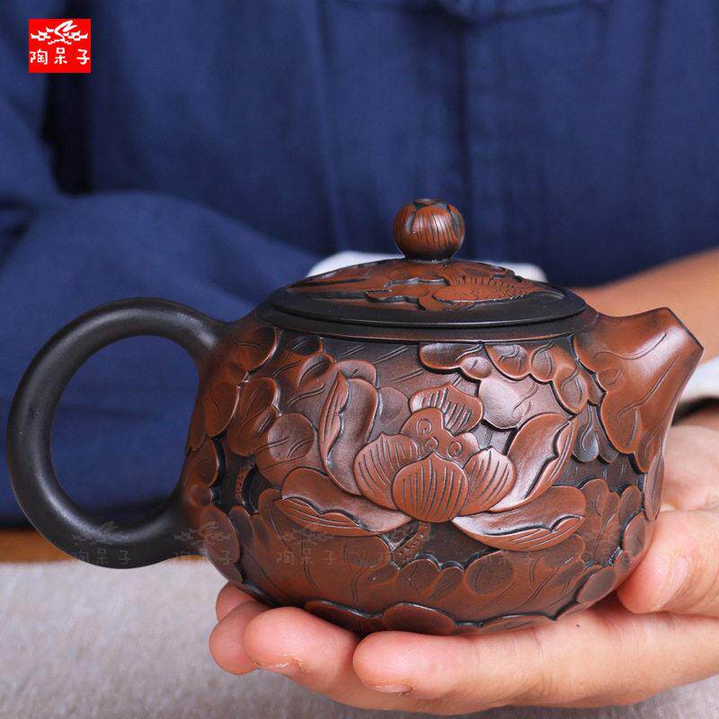 xyt云南建水紫陶纯手工壶泡茶壶匏尊石瓢壶泡普洱茶具紫砂壶