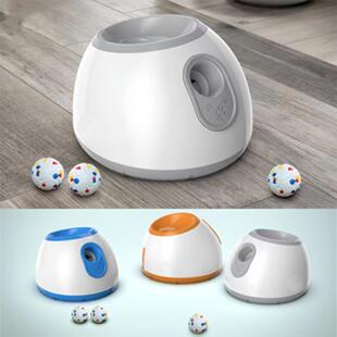 智能宠物抛球器 狗狗玩具自动发球器 三挡可调距离狗狗玩具发射机