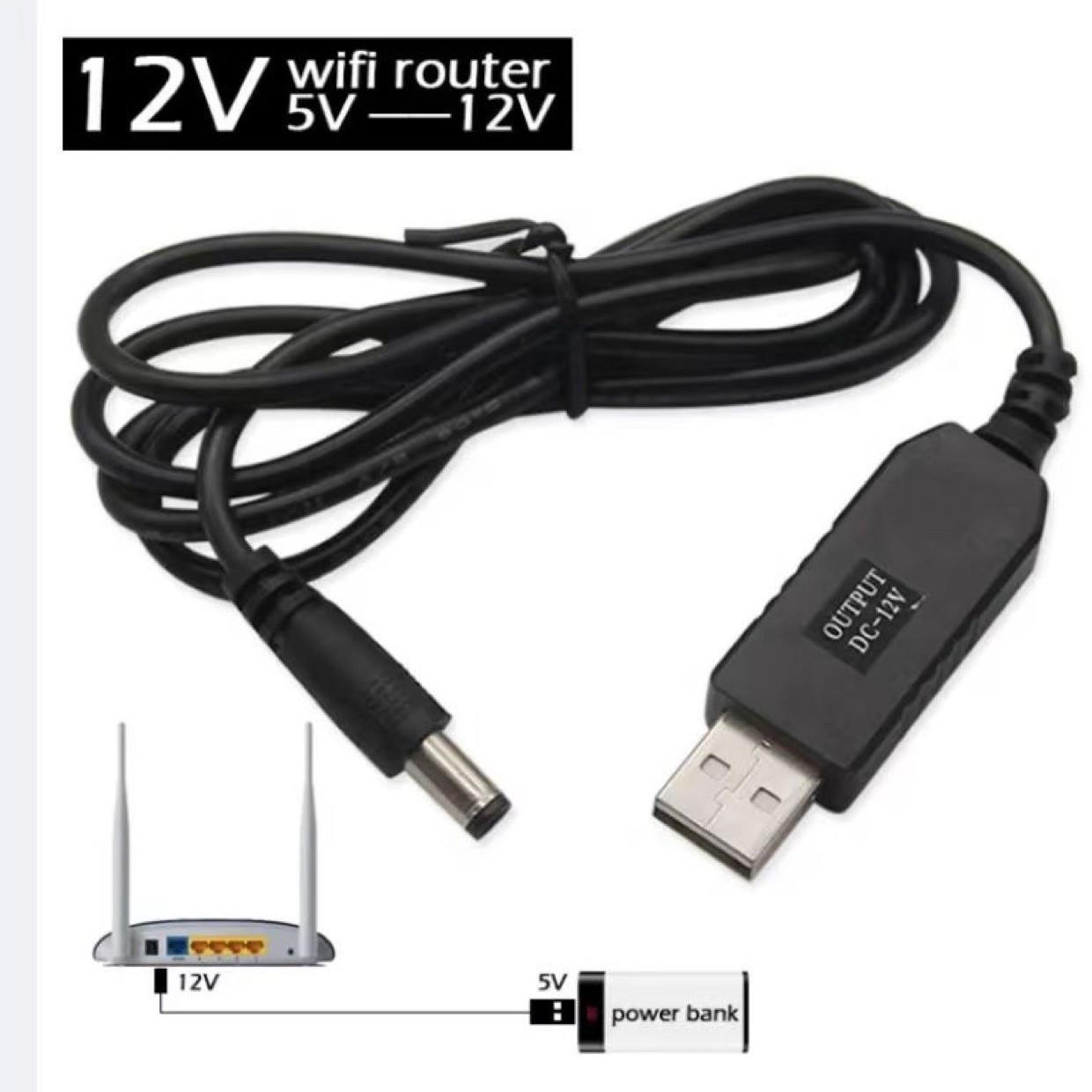 usb升压线5v转8.4v9v12v12.6vusb升压线 小家电路由器光猫用