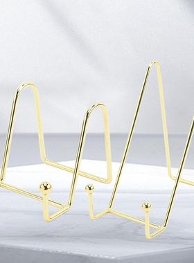 铁艺照片展示架家用照片相框支架简约手机平板金属支架摆件装饰架