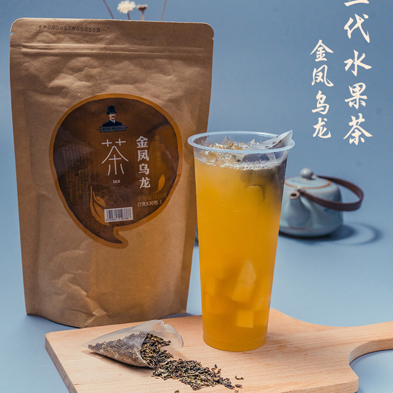 中创实 金凤乌龙三角茶包袋泡茶冷泡茶叶 水果茶奶盖7g*30泡