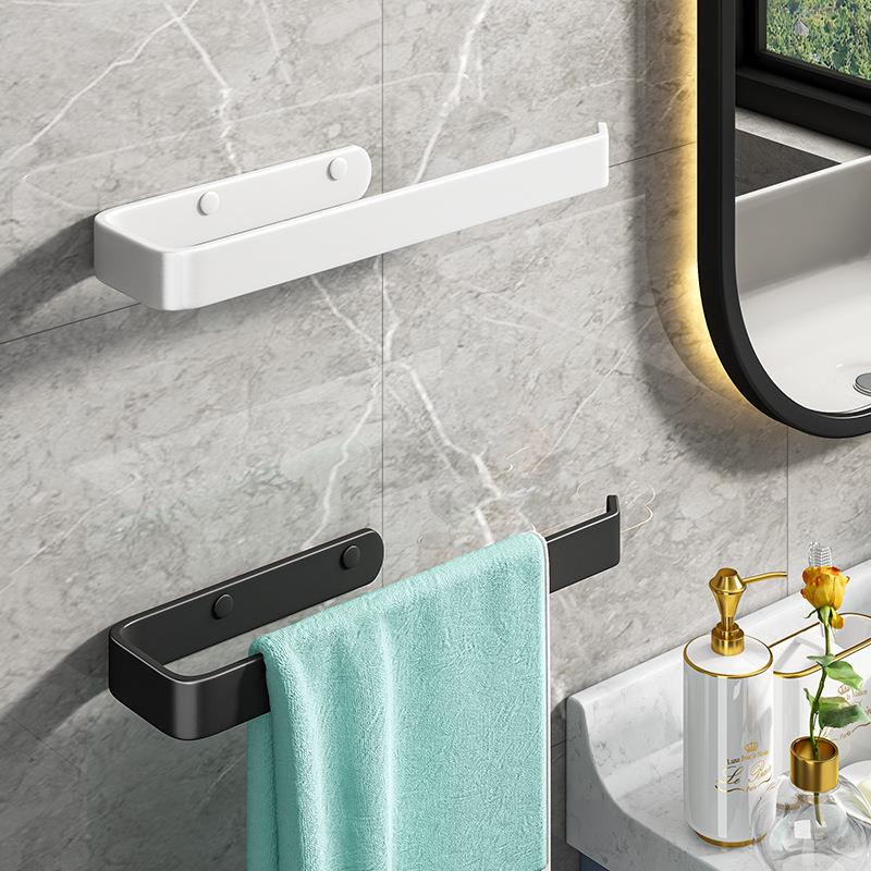 创意厨房纸巾挂架 吸油纸保鲜膜收纳架橱柜壁挂免打孔厨房卷纸架