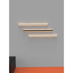 长条壁灯超薄极简北欧创意客厅背景墙灯具卧室床头氛围led灯一体