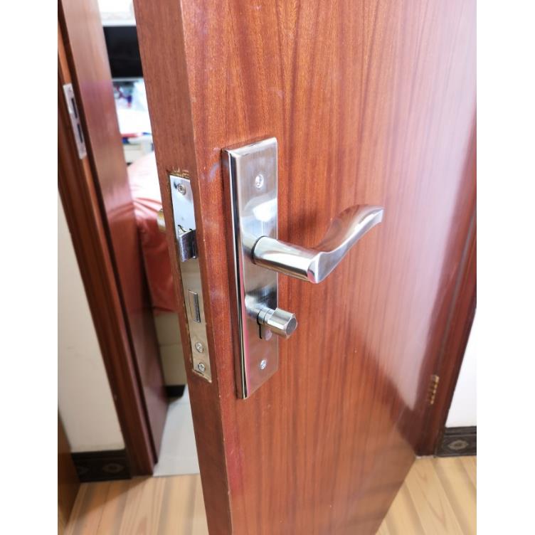 58门锁门把手房间门锁卧室房门锁家用木门室内门锁通用型可调门锁